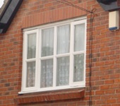 Completed decoration of timber fascias and windows in Rotherham by P & AS Hayselden Decorators